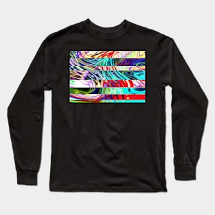 abstract waves of light Long Sleeve T-Shirt